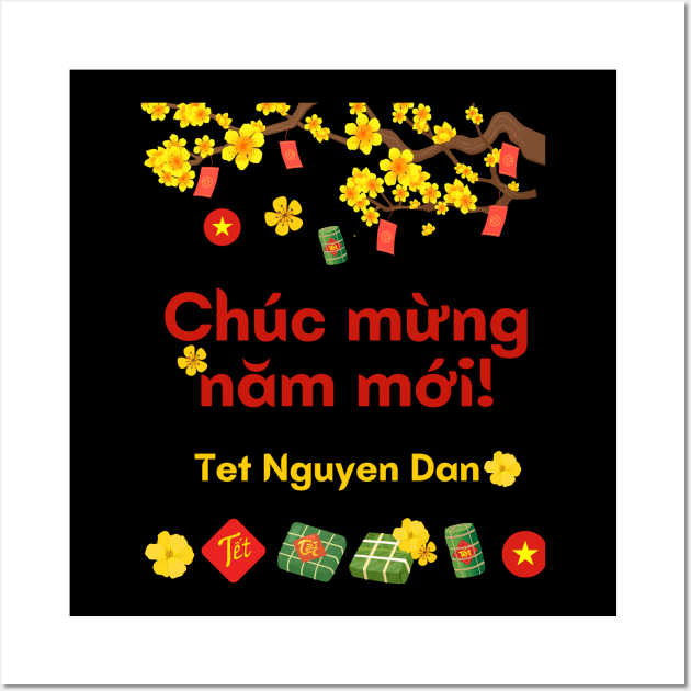 Vietnamese New Year Wall Art by stressless